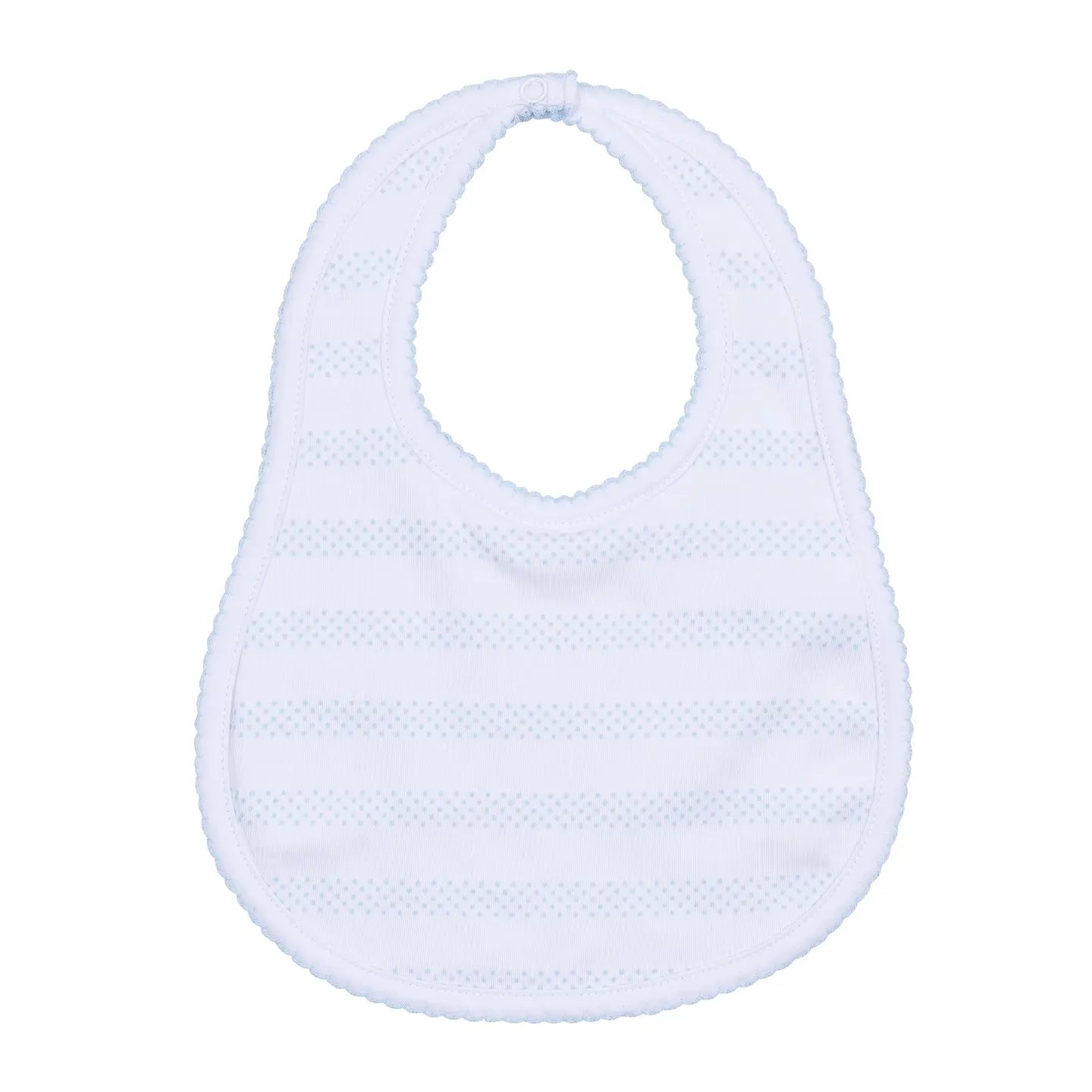 Magnolia Baby Blue Dot Bib