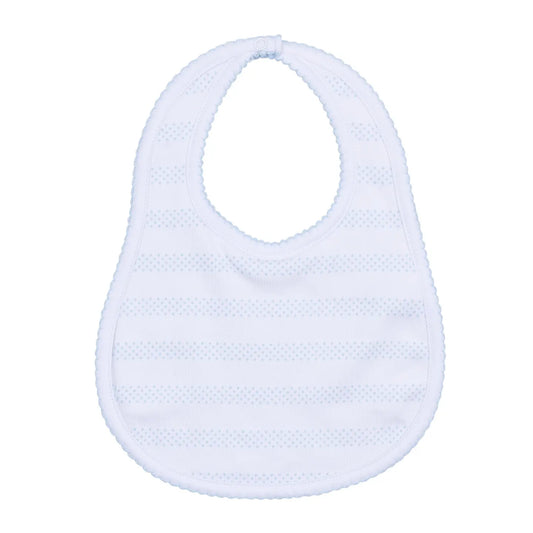 Magnolia Baby Blue Dot Bib