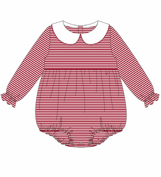 Striped Peter Pan Bubble - Girl